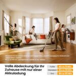 Yaber Home HP20 Akku-Staubsauger 180 AW – TÜV-getestet mit KI-Stauberkennung & H13-HEPA – Bild 5
