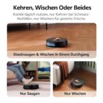 Vexilar W9 Saugroboter mit Wischfunktion – 8000Pa Saugkraft & 180 Min Laufzeit – Bild 4
