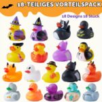 JOYIN 18er Set Halloween Gummienten – Quietscheenten für Bad & Sammler – Bild 4