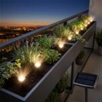 Spetebo LED Solar Pflanzenstrahler 10er Set – Warmweisse Mini Gartenleuchten mit Erdspiss – Bild 7
