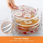 Goldlion Dehydrator Rack Edelstahl – 5-schichtiges Zubehör für Ninja Foodi & Instant Pot – Bild 6