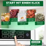 Kwasyo Dörrautomat 12 Etagen Edelstahl – 800W mit 6 Voreinstellungen & 24h Timer – Bild 6
