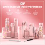 ion8 Kinder Trinkflasche 400ml Edelstahl – Auslaufsicher mit Einhandöffnung – Bild 7