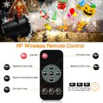 Segotendy LED Projektor mit 64 HD Cartoons – Wasserdichte Projektionslampe für Halloween & Weihnachten – Bild 4