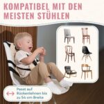 mineto Tragbare Sitzerhöhung – Klappbarer Kinderhochstuhl für Zuhause & Reisen – Bild 5