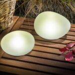 Solar Glas Dekoleuchten 2er Set neutralweiss 4100K – Esotec Gartenbeleuchtung – Bild 2