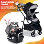 Zendstanding Kinderwagen Spielzeug – Hochkontrast Hängespielzeug für Babys 0–12 Monate – Bild 5