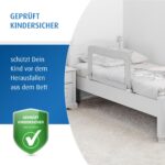 Reer ByMySide Bettgitter 150x50 cm – Rausfallschutz für Kinderbetten 180-210 cm – Bild 3