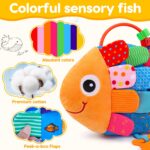 Lypsochaat Fisch-Kuscheltier mit Spiegel – 7-in-1 Sensorik Spielzeug für Babys 0–12 Monate – Bild 4