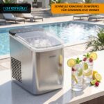 Arendo Eiswürfelmaschine Edelstahl – 12 kg Eis/Tag – Kompakt & leiser Betrieb – Bild 7