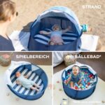 Babymoov Babyni 2-in-1 Spielzelt & Reisebett mit UV-Schutz 50+ – Faltbar für Strand & Garten – Bild 5