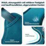 PoyPet No-Pull Hundegeschirr M – Reflektierendes Brustgeschirr ohne Würgen für Mittelgrosse Hunde – Bild 3