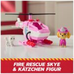 PAW PATROL Fire Rescue Hubschrauber mit Rettungsklaue – Skyes Feuerwehr-Set ab 3 Jahren – Bild 8