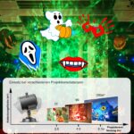 Macchiatto Halloween Projektor 2-in-1 – 20 Muster & 10 Farben mit Fernbedienung – Bild 3