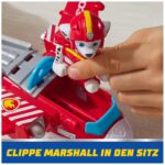 PAW PATROL Air Rescue – Marshalls Feuerwehr-Rettungsflugzeug mit Geschoss-Abwurf & Figur – Bild 8