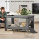 Kinderkraft Joy 2 Kinderbett 2in1 – Reisebett & Spielplatz für unterwegs – Bild 7