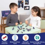BONNYCO 40er Pack Holzkreisel mit Weltraum-Design – Mitgebsel Kindergeburtstag – Bild 5