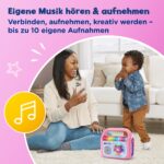 VTech Mein Erster Musik-Player Pink – Bluetooth Musikplayer mit 40 Liedern für Kinder ab 2 Jahren – Bild 5