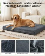 Favodormir Orthopädisches Hundebett XXL 119x73cm – Wasserdicht & Waschbar für Grosse Hunde – Bild 3