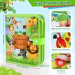 Asten Busy Book Montessori Spielzeug für Kleinkinder 1-3 Jahre – Pädagogisches Aktivitätsbrett – Bild 3