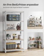 SONGMICS Schwerlastregal 2er Set 40x90x180 cm – 875 kg Tragkraft pro Regal – Bild 7