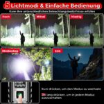 Shadowhawk S1479 LED-Taschenlampe 500000 Lumen – 1000m Reichweite & 24h Laufzeit – Bild 7