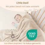 Little Dedi Baby Strickdecke – Oeko-Tex zertifiziert für Neugeborene & Kleinkinder – Bild 7