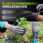 6 Paar Arbeitshandschuhe Grösse 9/L mit Nitril-Grip – rutschfest für Mechaniker & Handwerker – Bild 4