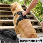 Funfox Anti-Zug Hundegeschirr Grösse L – No-Pull Brustgeschirr mit Reflektoren für mittlere bis grosse Hunde – Bild 5