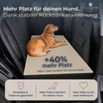 Fellgefährten Hundedecke Auto Rückbank – Rutschfeste Autoschondecke mit Polsterboden – Bild 2