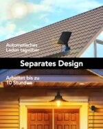 FabStyl Solar-Hängeleuchte mit Zugschalter – IP65 Warmweiß für Garten & Terrasse – Bild 3