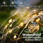 Joycome Solar-Feuerwerksleuchten 2er Set mit 120 LED – Flexible Gartenbeleuchtung für Außen – Bild 9