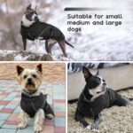 Hundemantel XL wasserdicht mit Fleecefutter – Winterjacke für grosse Hunde – Bild 6