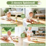 Aolieh Entenfamilie Krabbelspielzeug – Licht & Musik für Babys ab 6 Monaten – Bild 2
