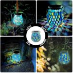 TOTHDATE Solar Mosaik Leuchte Oval – IP65 Gartenlampe mit Lichtsensor für Aussen – Bild 6