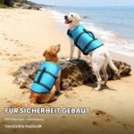 VIVAGLORY Hundeschwimmweste Grösse M mit Ripstop – Sicherheit & Auftrieb für Wassersport – Bild 2