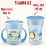 NUK Magic Cup & Mini Magic Cup Duo-Set – Auslaufsicherer 360°-Trinklernbecher ab 6 Monaten – Bild 2