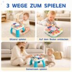 Fajiabao 6-in-1 Baby Spieltisch mit Musik & Licht – Lernspielzeug ab 12 Monate – Bild 4