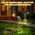 Forlivese Solar Gießkanne mit Lichterkette, 2er Set – Warmweisse LED Gartenleuchte IP65 – Bild 8
