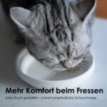 LucyBalu Bowl Porzellan Katzennapf 2er-Set – Kippsicher & Schnurrhaarfreundlich – Bild 4