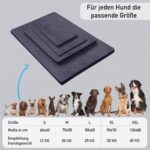 MyBestBuddy Hundekissen 70x50 cm mit 3 cm Vollschaum – orthopädisches Hundebett Größe M – Bild 6