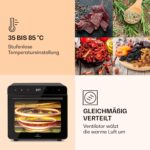 Klarstein Dörrautomat mit 6 Gittern & 24H Timer – Food Dehydrator 700W für Obst, Gemüse & Fleisch – Bild 5