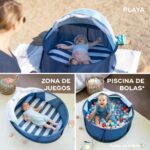 Babymoov Babyni 2-in-1 Spielzelt & Reisebett mit UV-Schutz 50+ – Faltbar für Strand & Garten – Bild 6