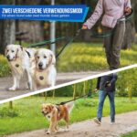 Eyein Doppelleine für 2 Hunde – 360° drehbar, stoßdämpfend & reflektierend (3–16 kg) – Bild 7