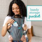 Infantino Swift Classic Babytrage – Ergonomische Tragesystem für Neugeborene bis Kleinkinder – Bild 2