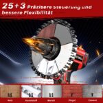 Olubfdh 21V Akkuschrauber mit 2×2000mAh Akku – 45Nm Drehmoment für Heimwerker – Bild 3