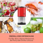 OneConcept Crushed Ice Maschine – Elektrischer Eiscrusher mit 15kg/h Leistung – Bild 4