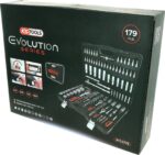 KS Tools 179-teiliger Steckschlüssel-Satz Cr-V – Evolution Serie mit 72-Zahn Umschaltknarren – Bild 2