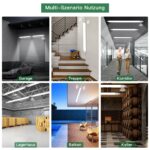 DXLIGHTING 120cm LED-Feuchtraumleuchte mit Bewegungsmelder – 36W 3600LM IP65 – Bild 5