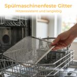 KLAMER Dörrautomat Edelstahl 500 W – Obsttrockner mit 24h-Timer & Temperaturregler – Bild 8